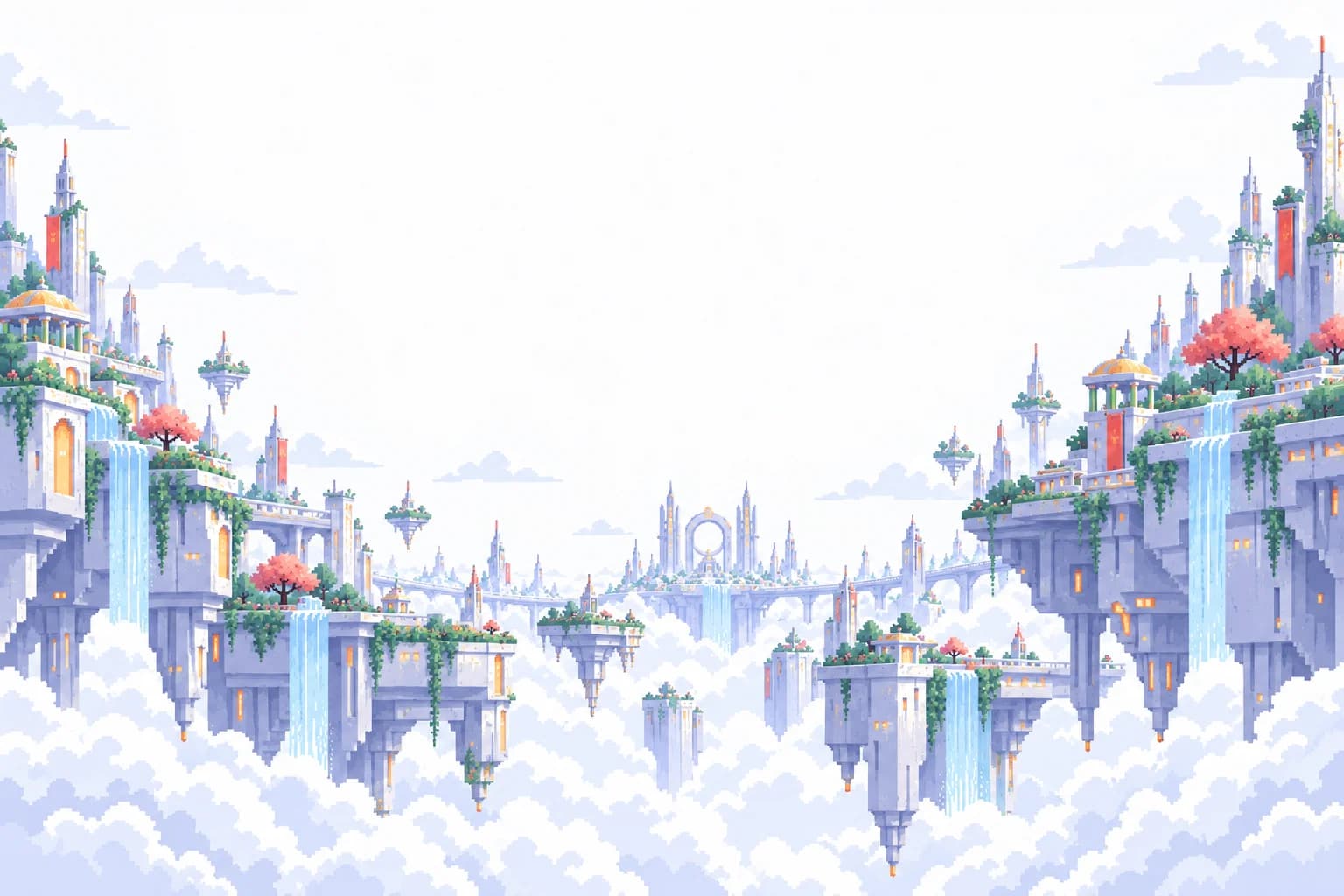 The lower half of the Colorful city